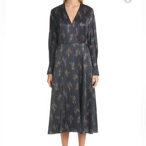 NWT VINCE Wisteria Dolman Sleeve Dress, Size L